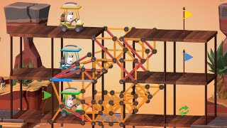 Poly Bridge 3 - Workshop Level "Up and Up and Down" - Var B