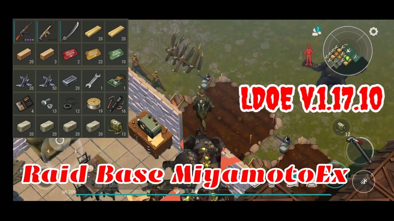 LDOE Raid MiyamotoEx | Last Day on Earth v.1.17.10
