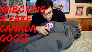 Unboxing a Fake Canada Goose Parka