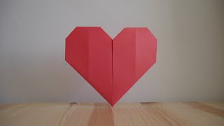 Оригами. Как сделать сердце из бумаги (видео урок) Оригами. Как сделать сердце из бумаги (видео урок)