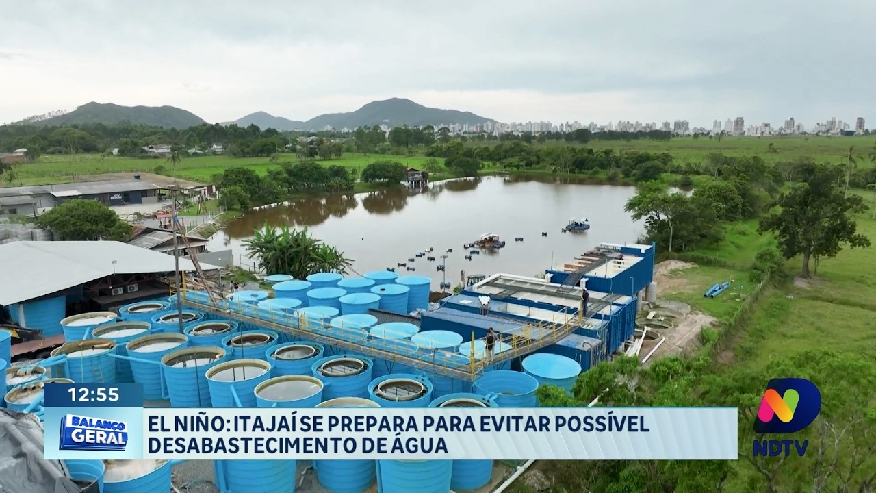 El Niño: Itajaí se prepara para evitar possível falta de água