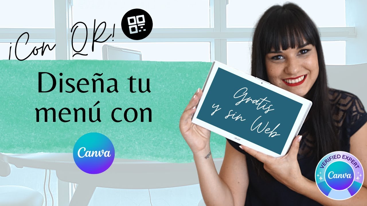 Diseña carta de restaurante 📋 en QR 📲 gratis con CANVA 💎 Tutorial paso a paso