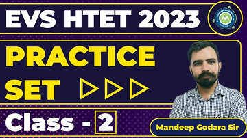 EVS PRACTICE SET  # 2 FOR PRT HTET /CTET /SUPERTET / TGT SCREENING BY MANDEEP SIR ACHIEVERS ACADEMY