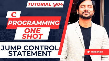 Jump Control Statement in C | Goto | Break | Continue | One Shot