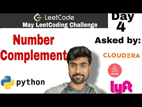 Number complement - leetcode #476 | Cloudera Interview Question | Python Solution