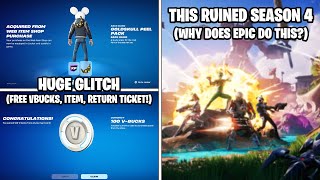 FORTNITE MESSED UP... (FREE Vbucks & Extra Battle Pass Item!)