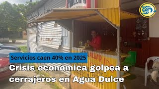 Economic crisis hits locksmiths in Agua Dulce: services fall 40% in 2025