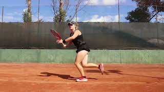 Forehand Drills with Katia