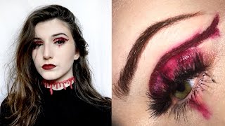 Literal Cut Crease Halloween Makeup Tutorial 🔪 screenshot 3