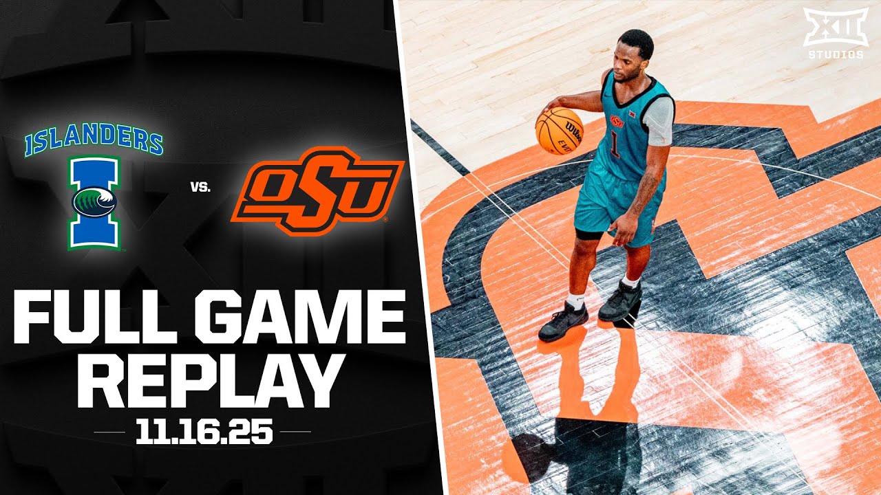 Texas A&M-CC vs. Oklahoma State Full Game Replay (11.16.25) | 2025-26 Big 12 Men's Basketball