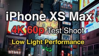 【iPhone XS Max】4K 60fps test shoot - Tokyo Night