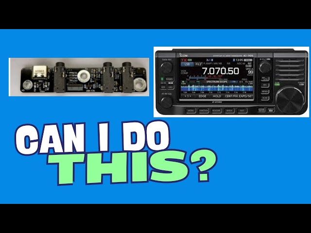 IC-705 upgrade with USB-C - YouTube