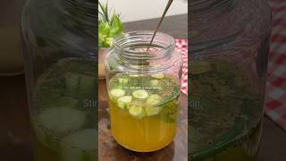Cucumber kanji 🥒❄️ A traditional Indian probiotic drink #probioticdrink#kanji#shorts