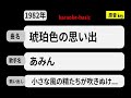カラオケ, 琥珀色の思い出, あみん