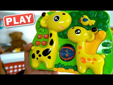РАСПАКОВКА - Проектор Жираф Колыбельная и Ночник с Кукутиками - КУКУТИКИ PLAY