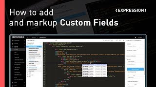 How to add and markup Custom Fields