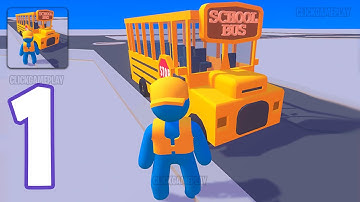 School Driver Gameplay Walkthrough Part 1 - Tutorial To Be A Good Driver (Android,iOS)