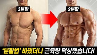 헬스 초보자는 무조건 '2분할'하세요! (일반인이 3분할/고분할법 루틴으로 근육량 늘릴수 없는 이유!?)