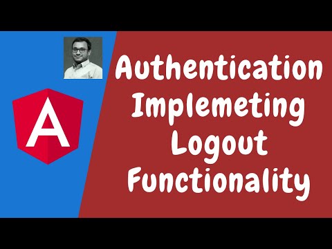 116. Authentication - Adding the Logout Functionality by removing the auth token in Angular