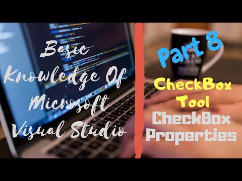 Part 8 | Basic Knowledge Of Microsoft Visual Studio In Malayalam | CheckBox Tool And Properties
