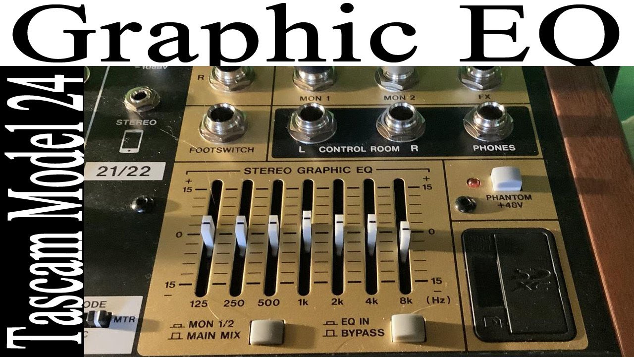 How to use the graphic eq tascam model 24 tutorials auf YouTube ansehen How to use the graphic eq tascam model 24 tutorials auf YouTube ansehen
