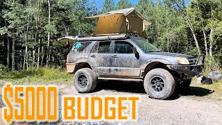 $5k Budget Built Toyota 4Runner Overland Rig Walk Through