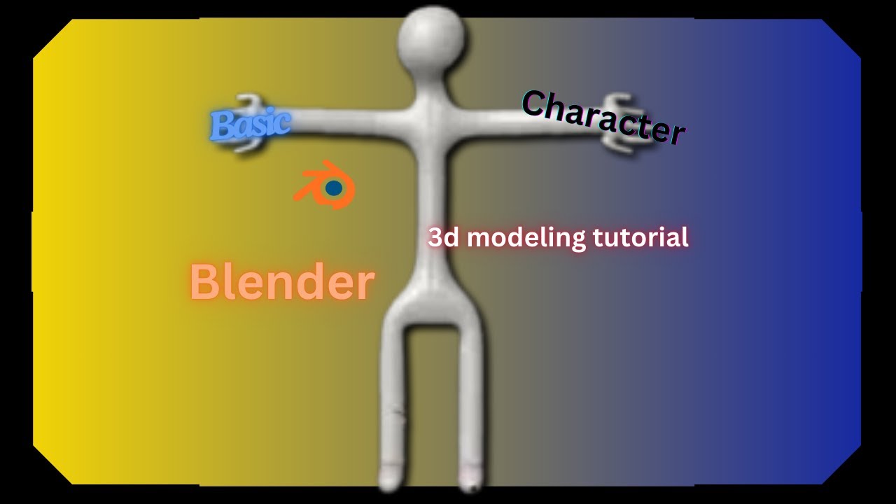 How to Create a Basic 3D Character in Blender (Beginner Tutorial) - YouTube