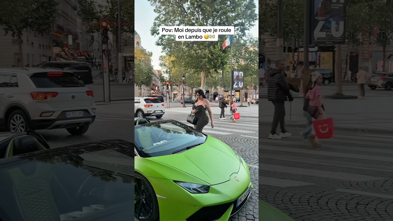 LAMBIRGINIE VERTE - je fais la belle lol