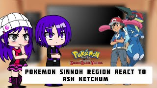 Pokemon Sinnoh Region React To Ash Ketchum Gacha Club Reaction Video Pokemon Reaction Video