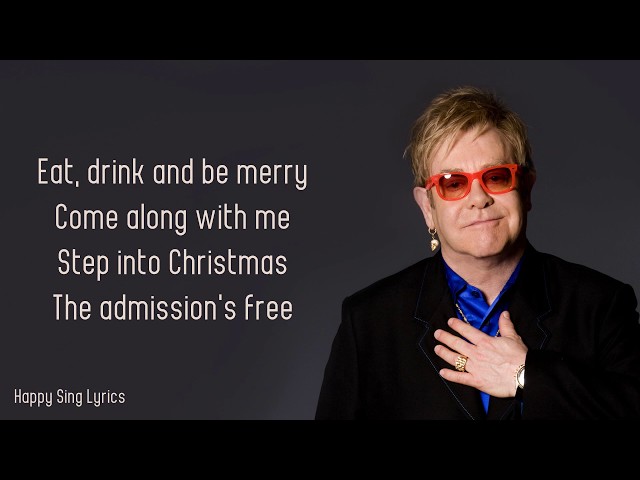 Step Into Christmas - Elton John (Lyrics) class=