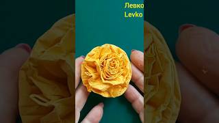 Як зробити троянду з паперових  серветок - How To Make a Rose Out Of Paper Napkins #diy