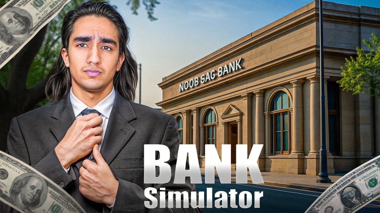 اگه من بانک داشتم چیکار میکردم؟😆 گیم شبیه ساز بانک💰 bank simulator 