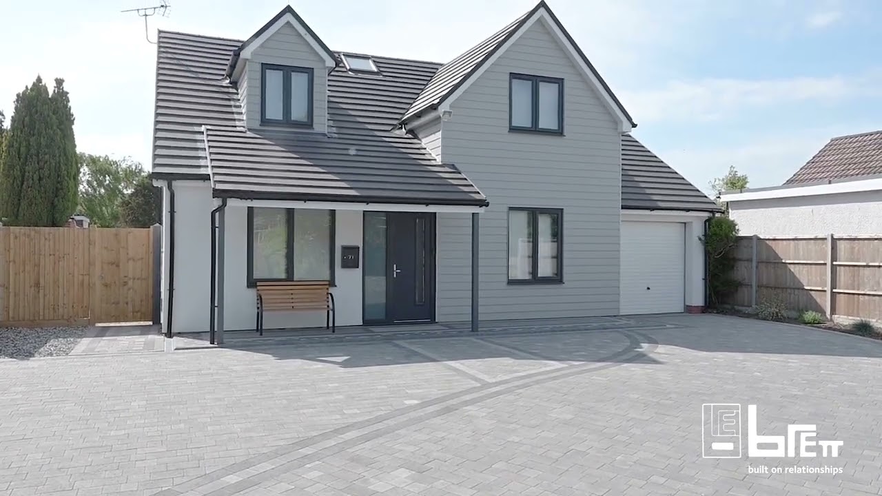 Modern driveway inspiration with using Brett Landscaping Beta Block Paving | Taylormade Landscapes