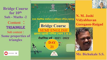 Bridge Course Class 10th maths Day - 21