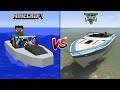 MINECRAFT BOAT VS GTA 5 BOAT - WHICH IS BEST?
