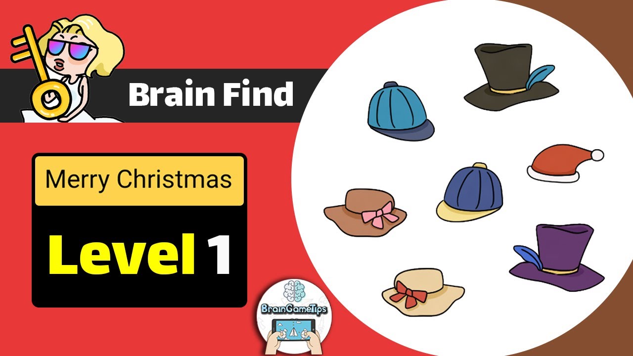 Brain Find - Riddles&Find clue - Merry Christmas Level 1 Solution