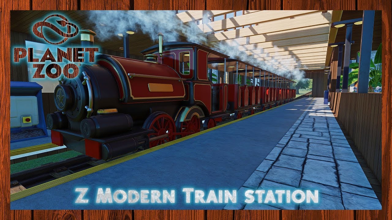 A Train Travels From Station A To Station Z Z Modern Train station (Planet Zoo) - YouTube
