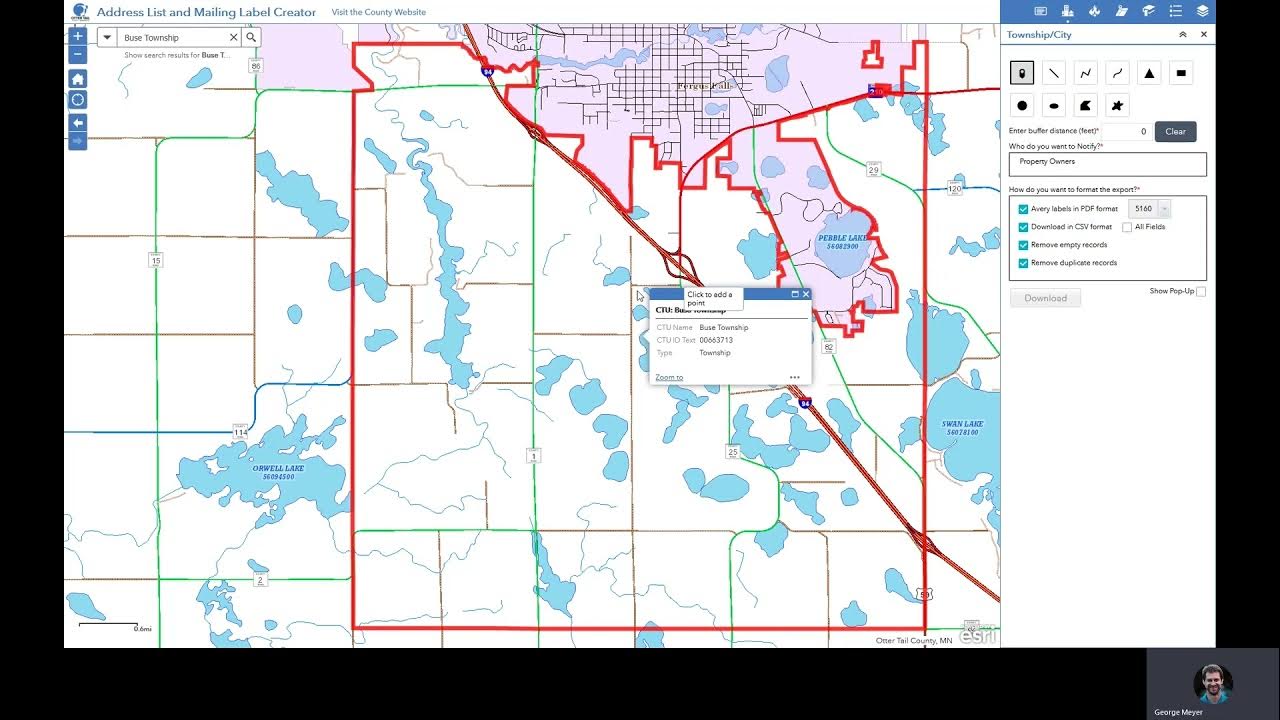Otter Tail County GIS map tips City or Township YouTube