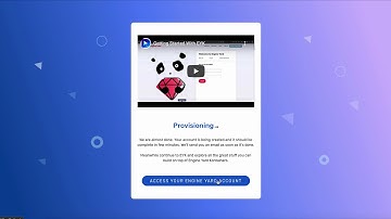 Signing up for Engine Yard Kontainers