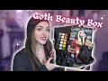 Goth beauty box unboxing  soo many cute things
