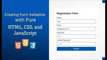 Creating Form Validation with Pure HTML, CSS, and JavaScript