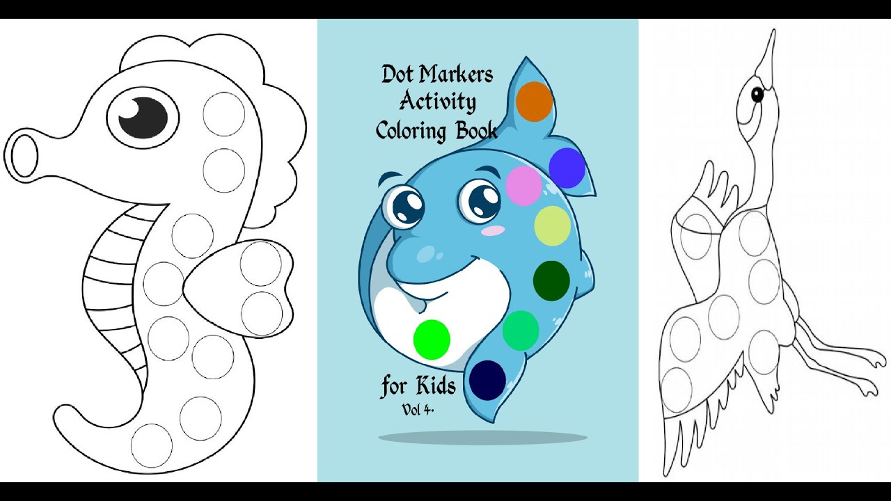Dot Markers Activity Book Vol 4.-Easy Guided BIG DOTS Do a dot page a ...