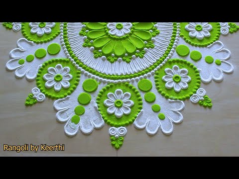 Rangoli colors and designs by Keerthi 