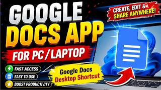 Google Docs App for PC | How To Download Google Docs | Google Docs Desktop | Install Google Docs