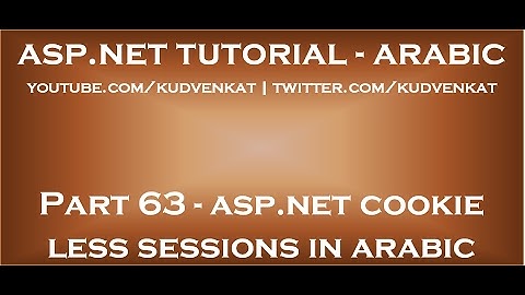 ASP NET Cookie less sessions in arabic
