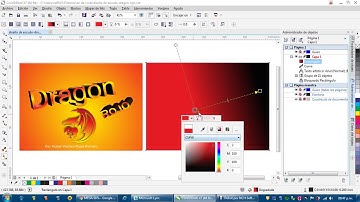 Crear Texto 3D con la Herramienta Extrucción y Relleno Interactivo | Corel Draw X8