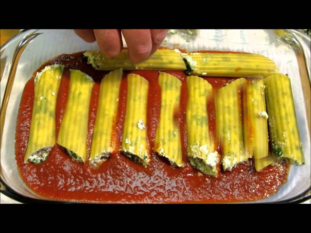 Manicotti With Italian Sausage And