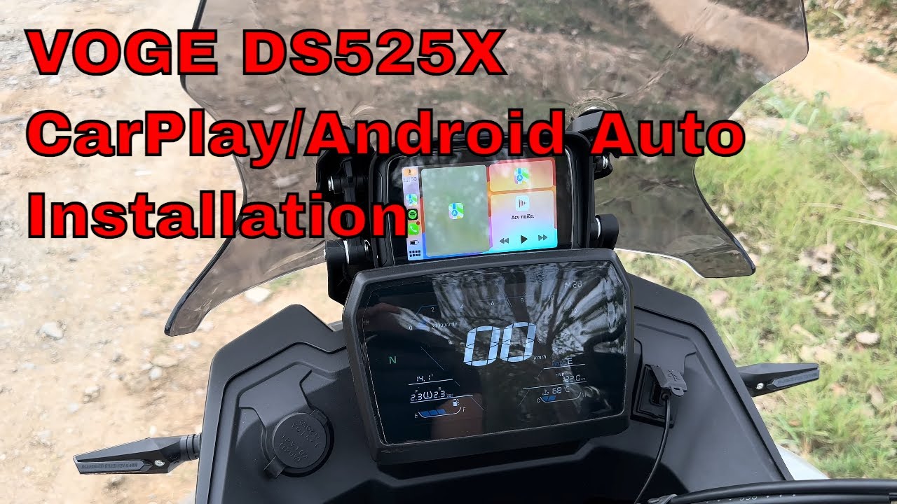 VOGE DS525X 🍎 CarPlay / Android Auto 🚘 Installation