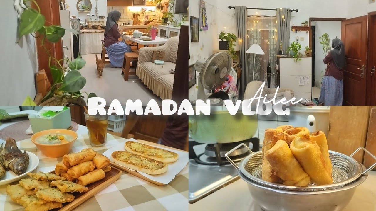  persiapan berbuka puasa | masak menu sederhana | sosis solo | pizza baguette| vlog ramadan