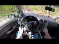 2008 Toyota Auris | 2.0 D-4D 126 HP | POV Test Drive #2782 | Joe Black